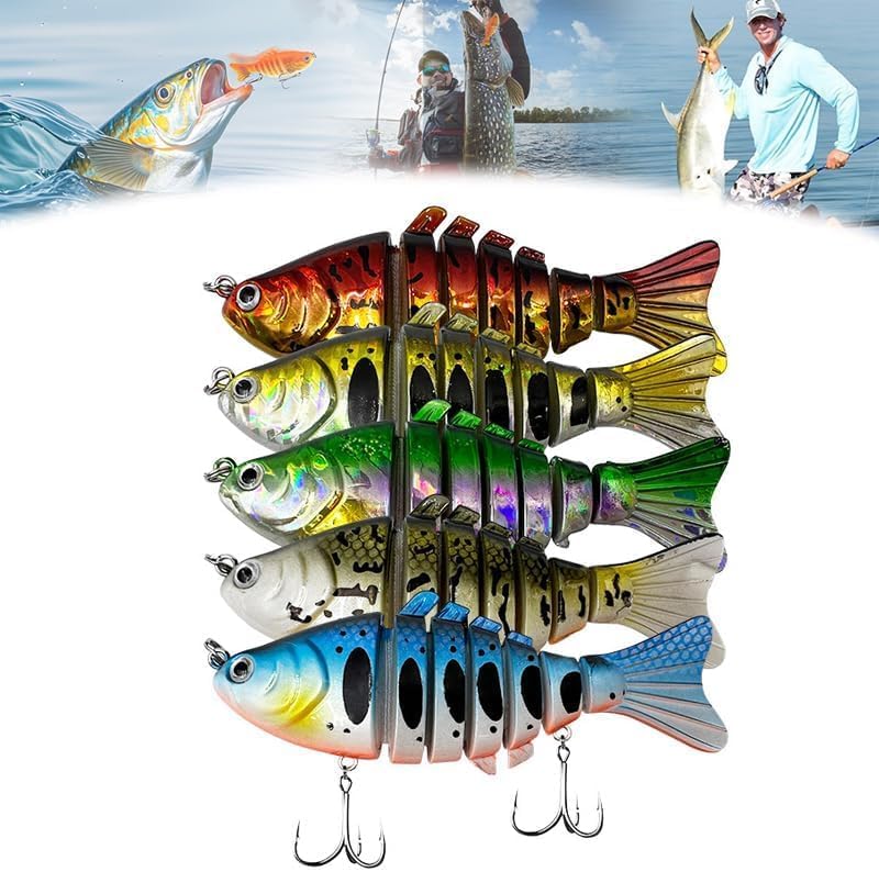 2026 New Robotic Fishing Lurehoehew 3D Swimming Bait for Freshwater &amp; Saltwater, Fishing Gear Attracts Fishing Lures Walleye Trout Bass for Beginners, Amateurs and Professionals