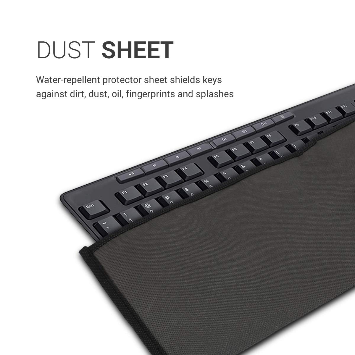 Cover Per Tastiera Razer Blackwidow Elite - Antipolvere, Grigio Scuro, Misura 49.8x19.6cm - Foto 5