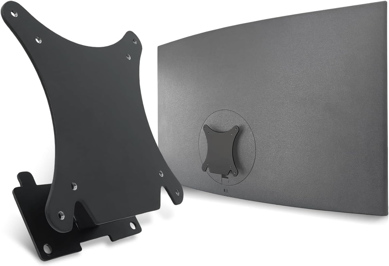 VESA Adapter for U32R590 U32R591 U32R592 U32R590C UR59C-Monitor Mount Bracketfor VESA 75x75 & 100x100，TV Accessories(Black)