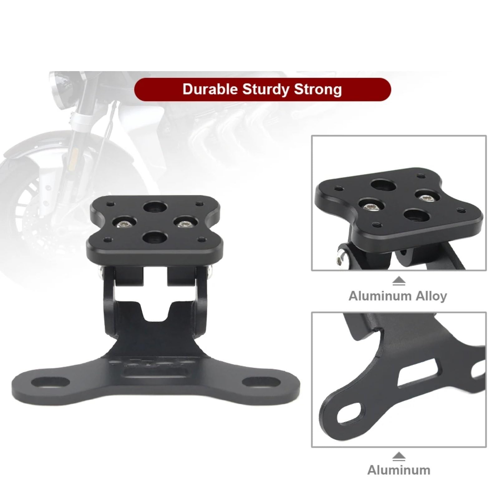 Porte Telephone Moto pour Triumph pour Rocket 3 R & GT 2020-2024 Moto Guidon Pince Support de Navigation GPS(Type 5)