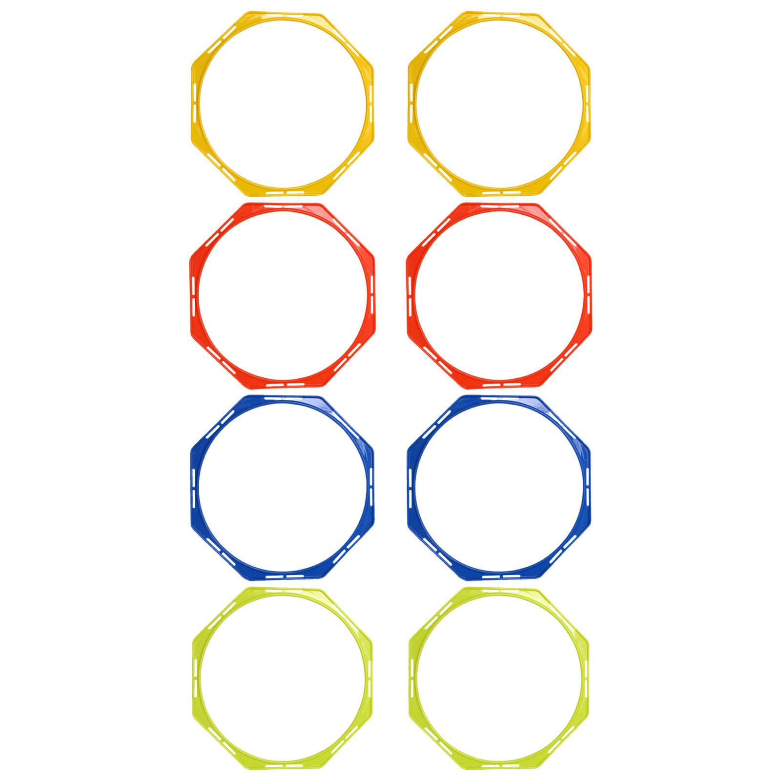 iplusmile 8 Piezas Aros de Entrenamiento de Agilidad, de 40cm, PP