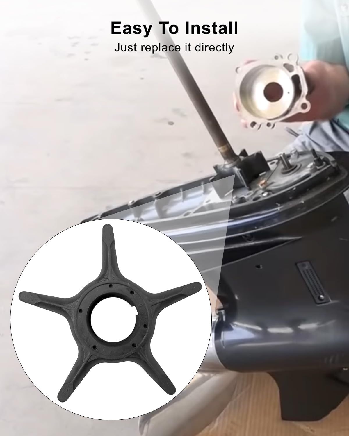 Water Pump Impeller Kit Fit for Suzuki 90 100 115 140 HP 4-Stroke Outboard Replace 17400-92J21 17400-92J22 17400-92J23