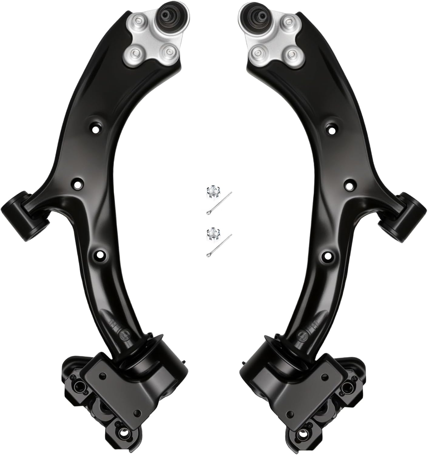 AUQDD 2Pc Suspension Front Lower Control Arm and Ball Joint Assembly Compatible With 2007-2009 2009-2011 Ho-nda CR-V (Replace # K620500 K620501 51360SWAA01 51350SWAA01 51360SWAE01 51350SWAE11)