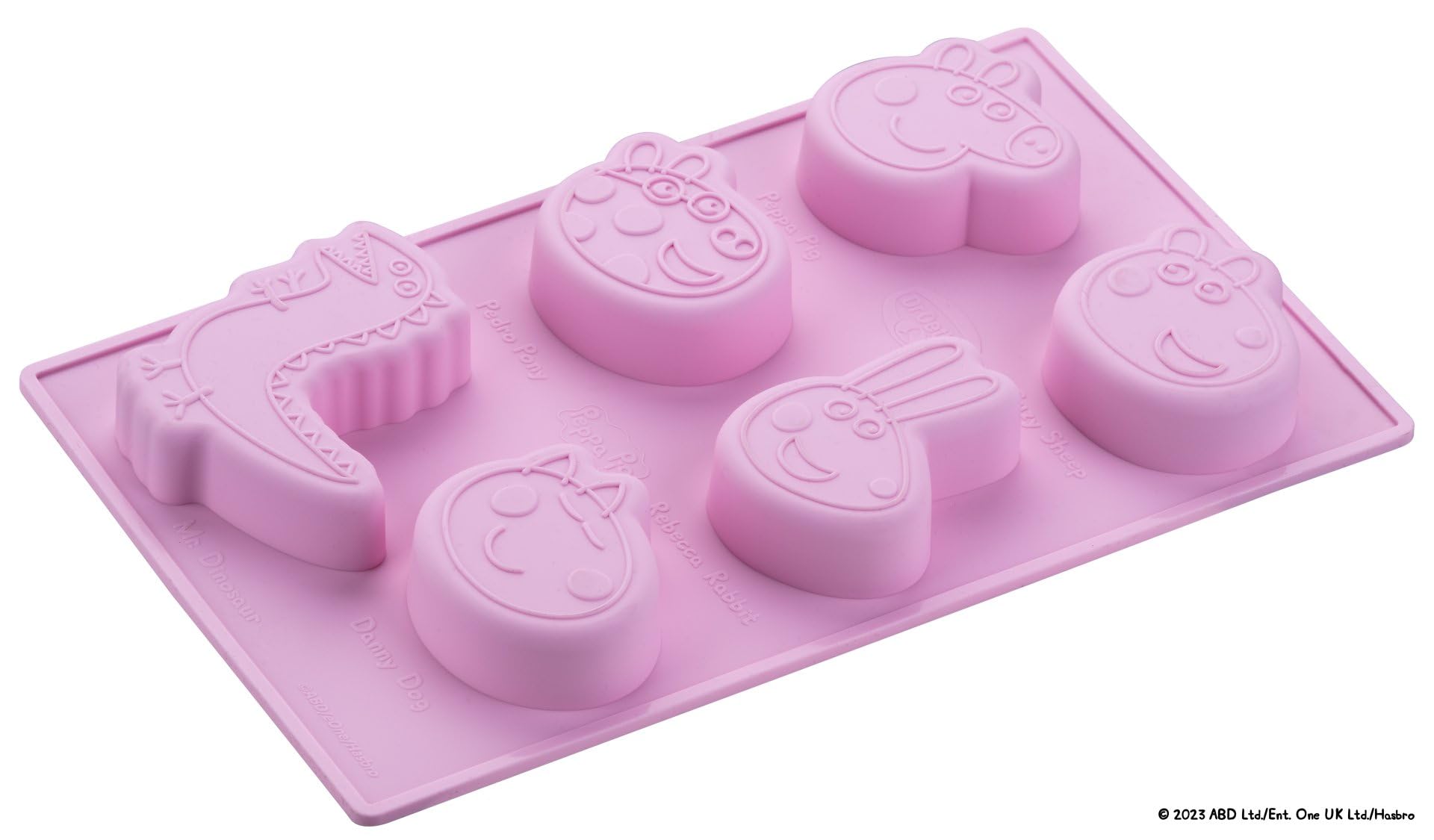Dr. Oetker Peppa Pig Mini Silicone Mould - Perfect for Children's Birthday Parties and Baking Fun with the Whole Family - Easy to Use and Clean, Heat Resistant and Acid Resistant