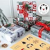 Zoom IMG-1 carta regalo natale 3 rotolo Zoom IMG-1 carta regalo natale 3 rotolo