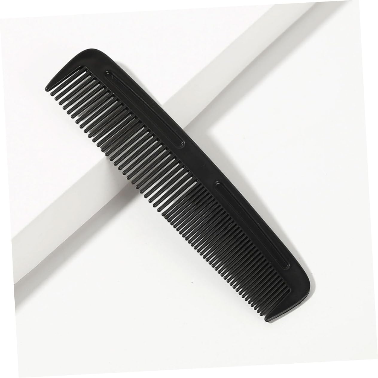 PACKOVE Peine de Peluquería de Doble Diente, 200 Piezas, Plástico Negro, para Hombres y Mujeres, Uso en Peinado y Cuidado del Bigote