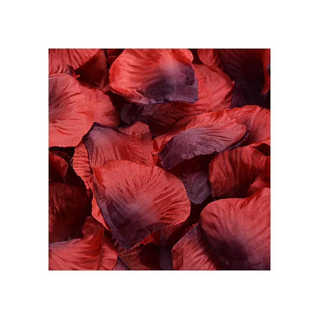 Nowear 100pcs Silky Rose Petals Flower Cloth Wedding Party Flower Favors Petal Decoration Wedding Party Decoration Flower Favors