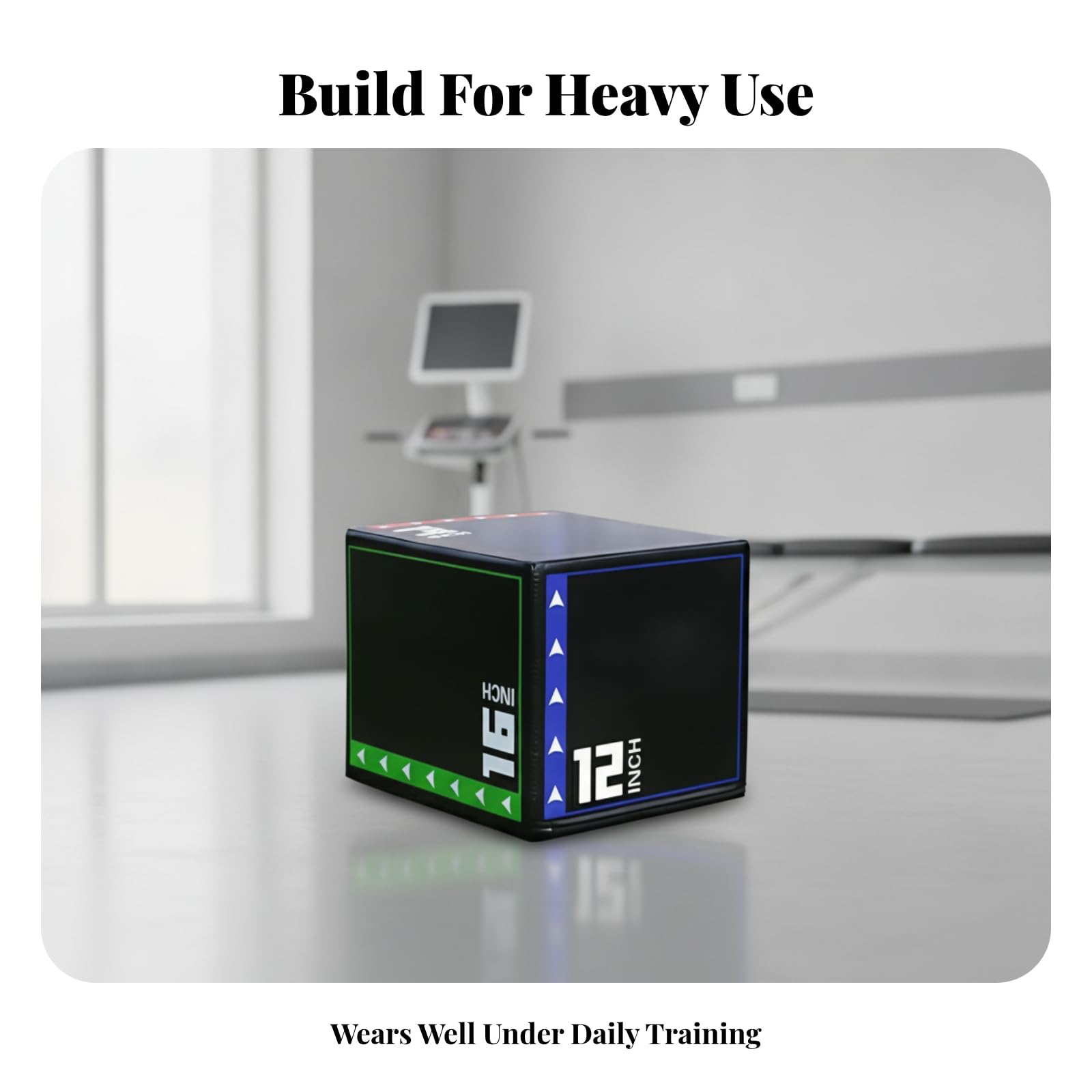 Amagogo Jump Pliometrico Cubo Allenamento Box Jumps Step Fitness Schiuma Rivestita Superficie AntiGraffio Numerazioni Applicazioni Adatto a Palestra Casa Allenamenti Condizionamento | Antiscivolo, Morbido, Scatola da Salto, per Casa, Atleti, Appassionati