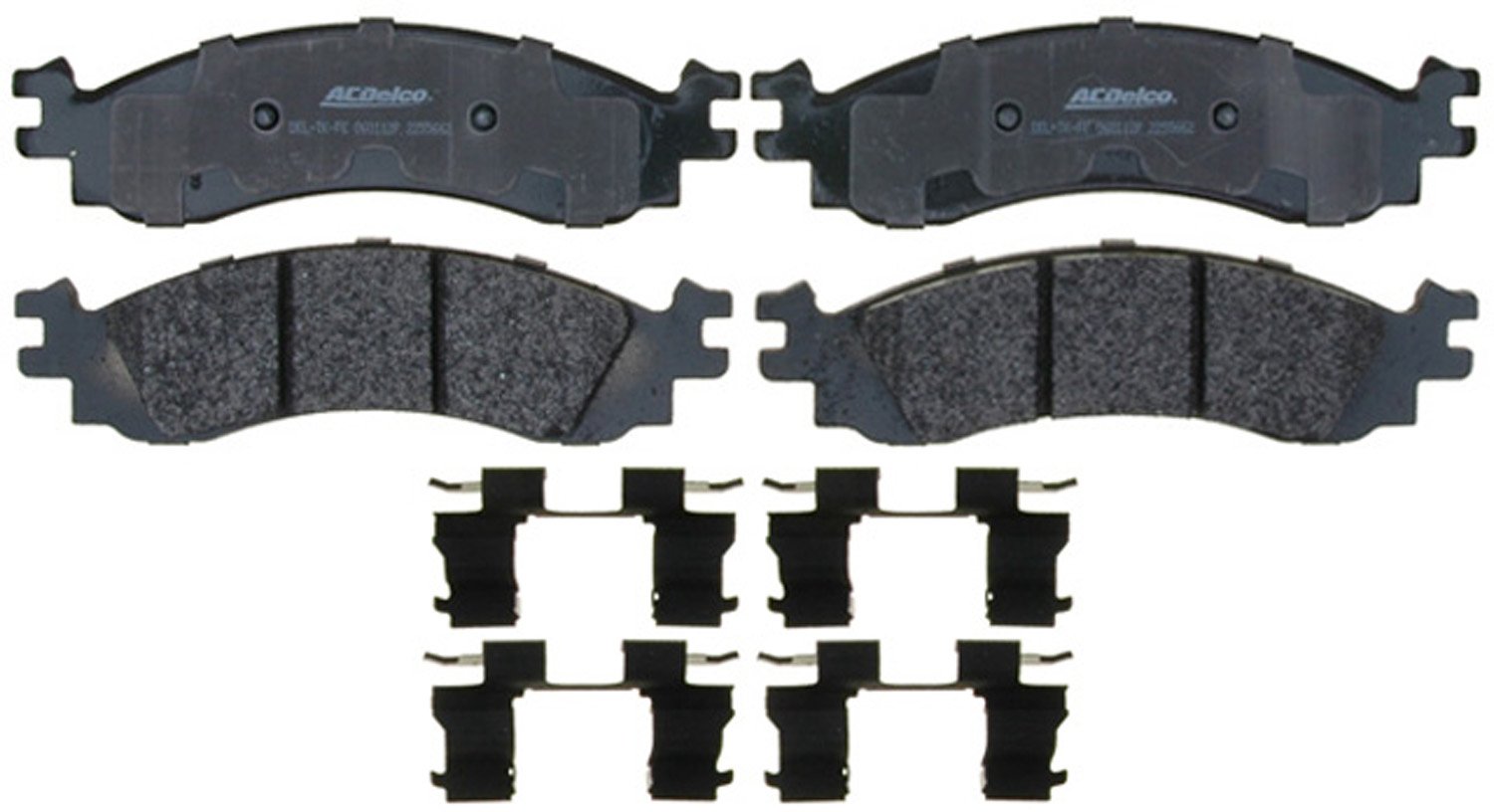 ACDelco Ceramic Rear Disc Brake Pad Set - 17D1004C - O'Reilly Auto Parts