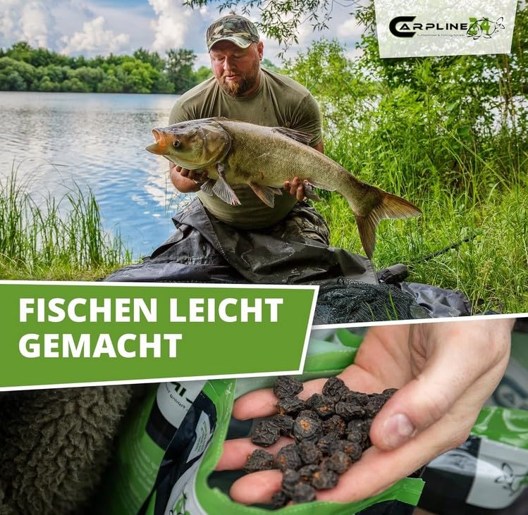 Black Tigers Tigernüsse Mix - 10 Kg - 8 bis 22 mm, Tigernuss Angelköder für Karpfen, zum Anfüttern & Angeln, Grundfutter, Carp Baits, Fischfutter & Karpfenköder, geringer Beifang