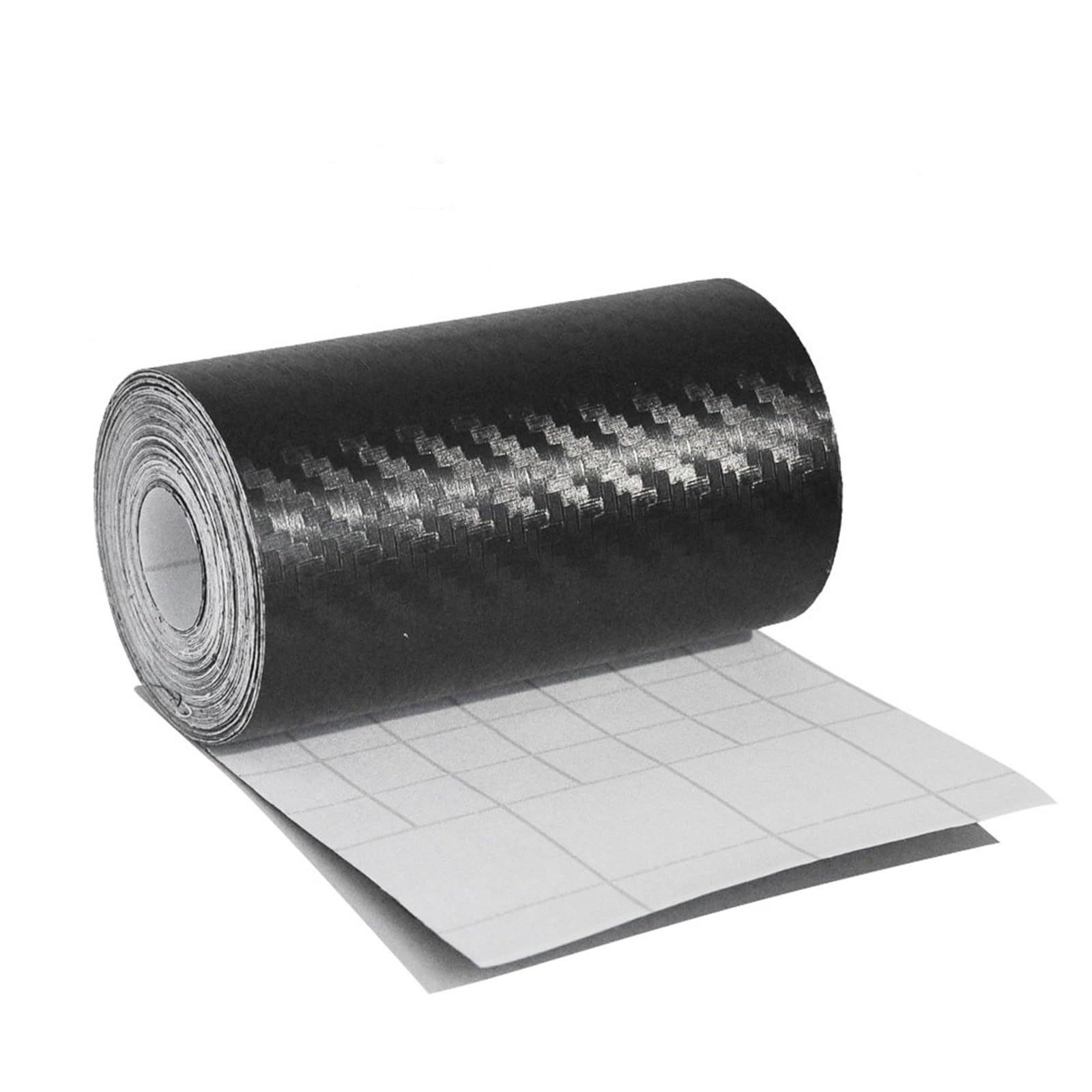 Tira Protectora de Parachoques Adhesivo de Fibra Carbono para Coche, para umbral Puerta, Espejo Lateral, Cinta antiarañazos, película Protectora Impermeable, 10/5 m(Width 7cm,Length 1m)