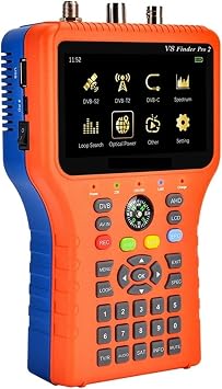 Satellite Receiver V8 Finder Pro DVB-S2 DVB-T2 DVB-C Satellite Meter Satellite Finder for Remote Reception Systems Antennas