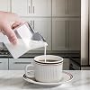 Glass Milk Jug, Creative Breakfast Cups,Cute Clear Kawaii Milk Carton, Mini Milk Jug,Portable Students Transparent (Strawberry)