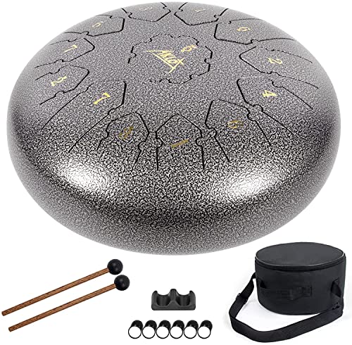 Tambour à languette de 12 pouces AKLOT steel drum kit 13 notes do majeur percussion