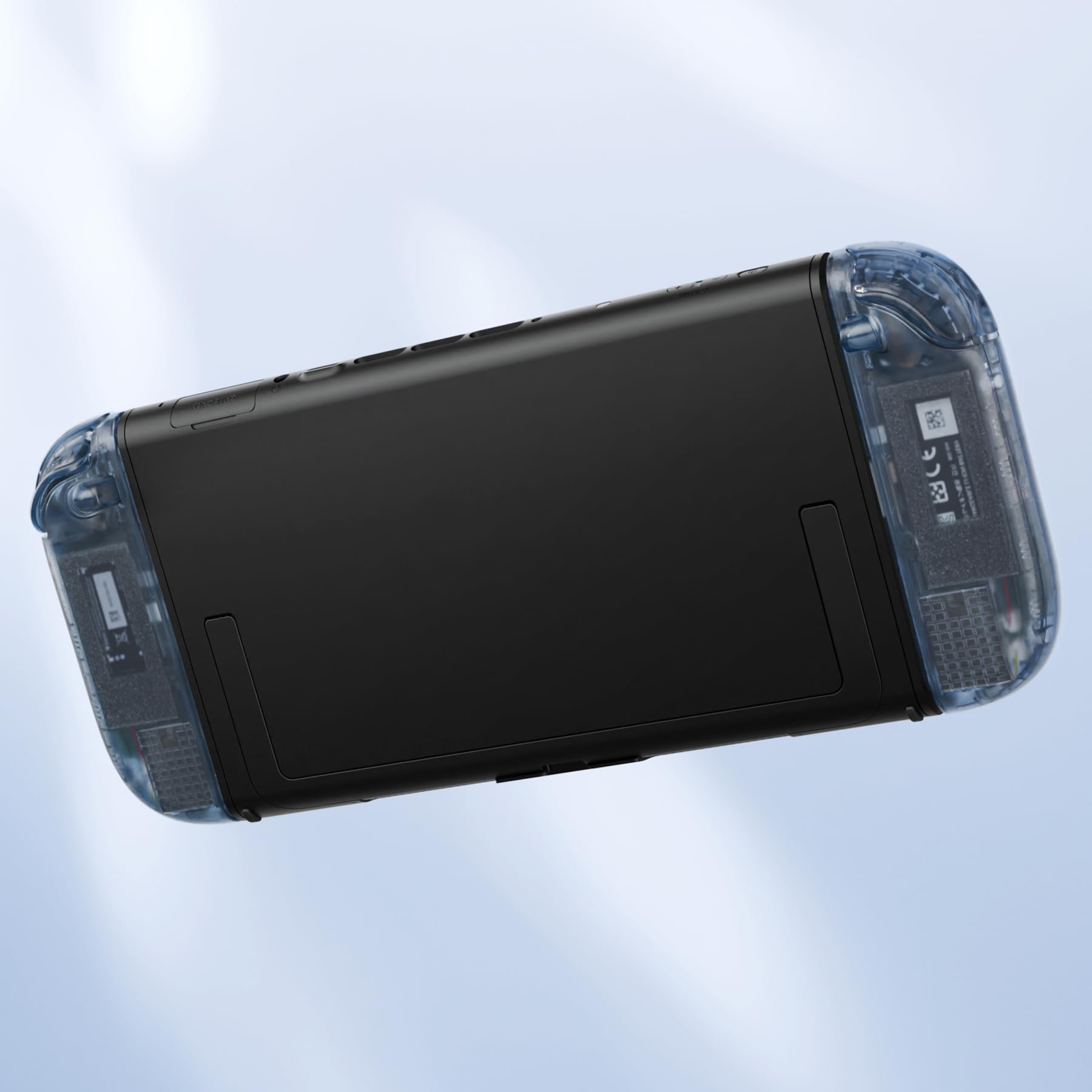 eXtremeRate Deluxe Shell & Buttons Set für Nintendo Switch 2 Joycons, Clear Gletscher Blau