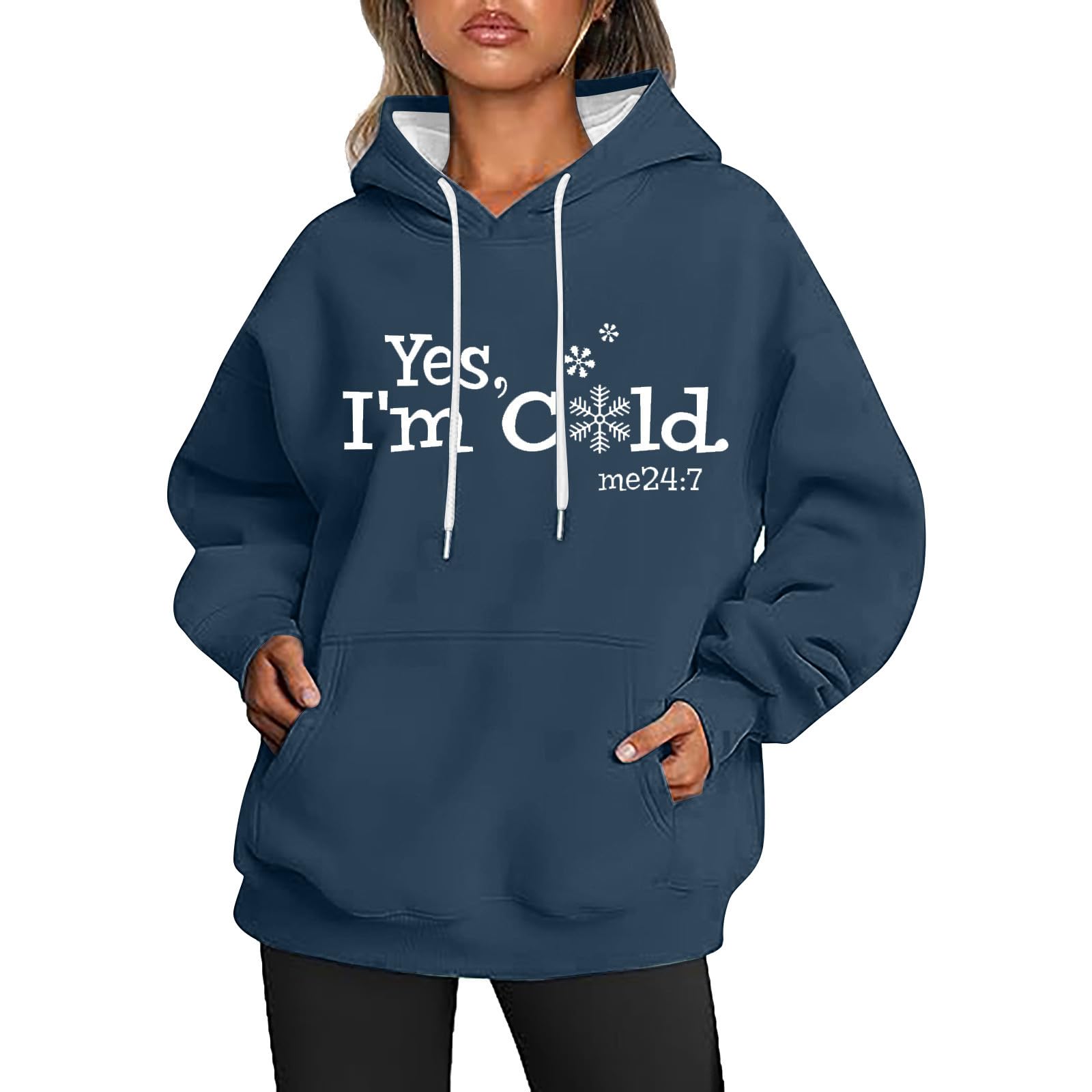 ZzCityTKWomen Hoodies Sweatshirt Sales Clearance Christmas Oversized Ladies Jackets Zip Up Casual UK Size Cute Plus Size Pullover Basic Warm Zip Up Tops Zipper Fluffy Coat Solid Longline Cardigans Hoodies