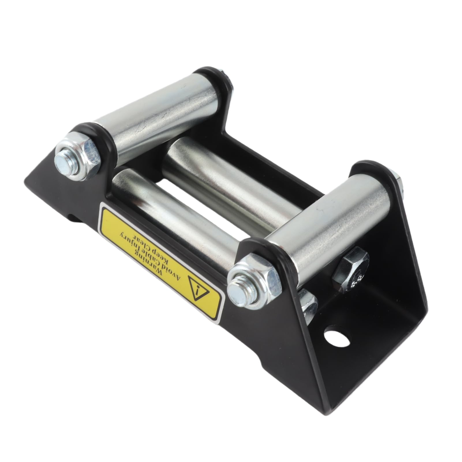 CHICIRIS Passacavo a Rulli per Verricello in Ferro per Impieghi Gravosi, Distanza tra i Fori 125 Mm/5 Pollici Accessorio Automobilistico Universale