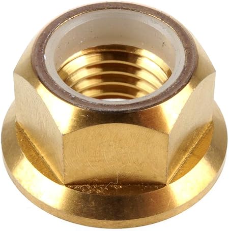 Amazon 64チタン合金 Tc4 Gr5 M10 P 1 25 フランジナイロンナット ゆるみ止めナット フランジ付き六角ナット ゆるみ防止に ゴールド 車 バイク 車 バイク Amazon 64チタン合金 Tc4 Gr5 M10 P 1 25 フランジナイロンナット ゆるみ止めナット フランジ付き六角ナット ゆるみ防止に ゴールド 車 バイク 車 バイク