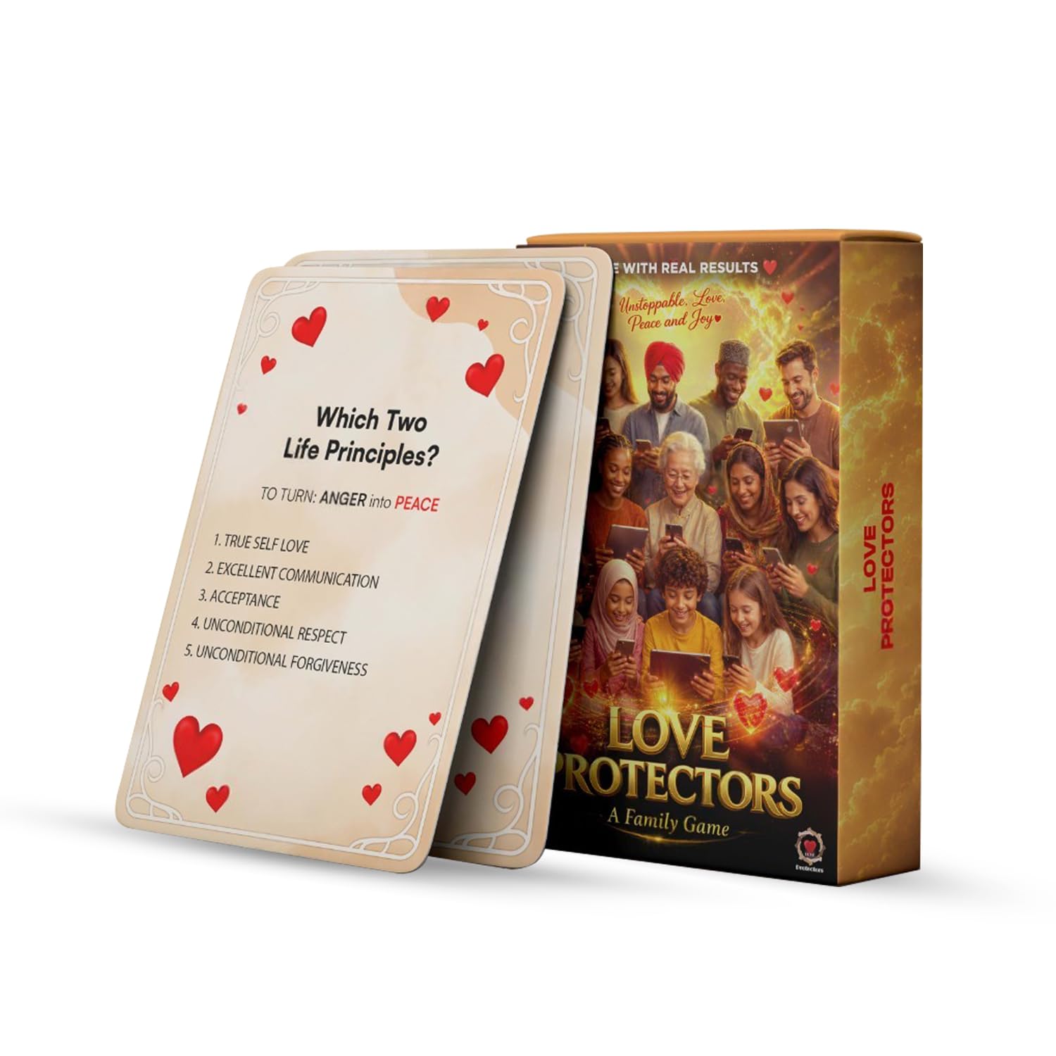 LOVE PROTECTORS® – Self-Care, Wellbeing & Emotional Growth Card Game for Families, Adults & Teens | Love | 2–20 Players | Ages 8+ | 60–90 Minutes