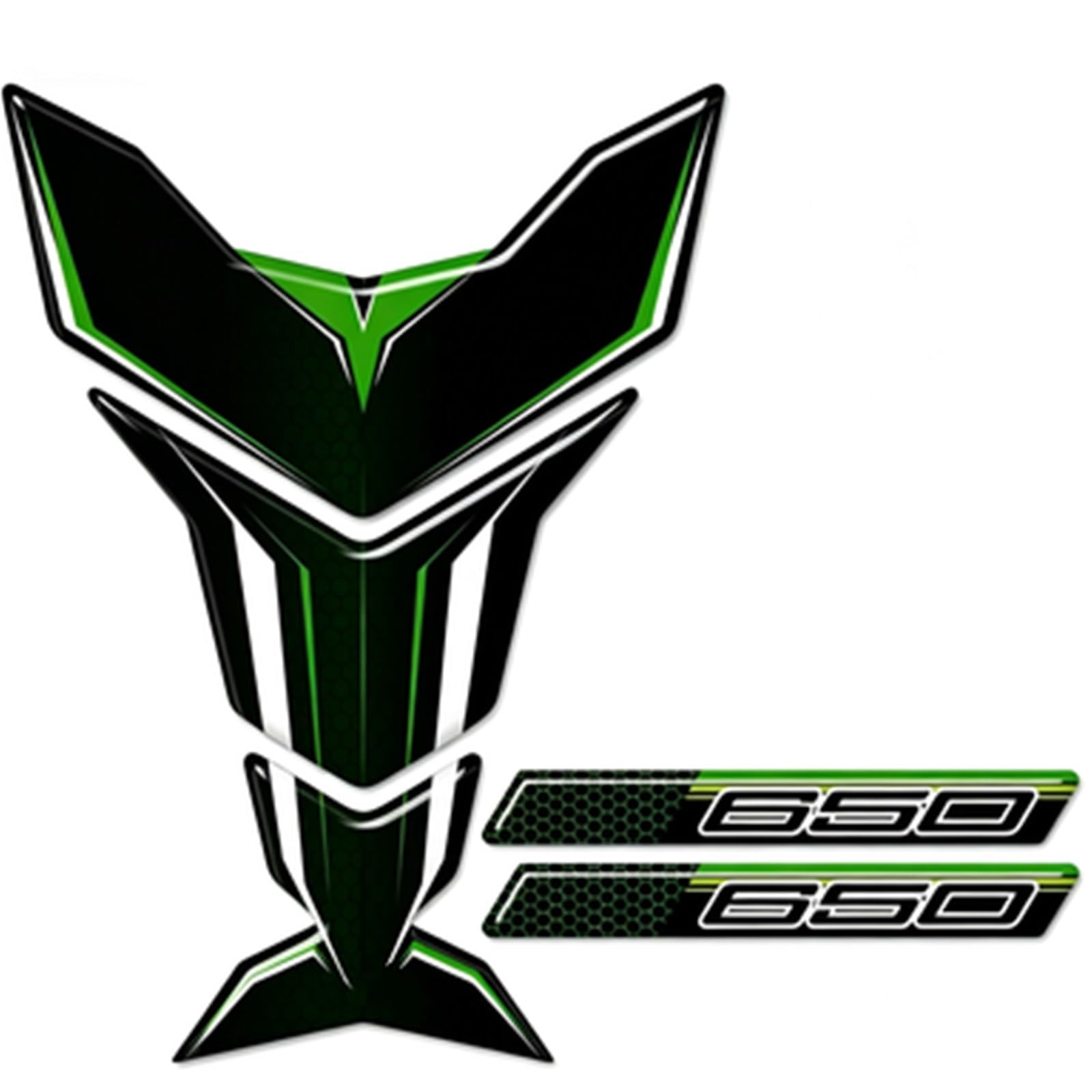 Motorcycle TankPad Stickers Kit Badge Protection Fairing for Kawasaki for Ninja 650 for Z Z650 for VERSYS 2018-2021 Bike Tank Film(Color6)