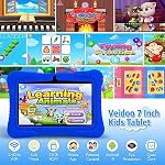 Veidoo Comprimé pour enfants, 7 Tablette Android de pouce PC, 2GB RAM 32GB ROM, Protection des yeux IPS Écran, WiFi, Double caméra, Jeux, Contrôle parental APP, Apprendre pour les enfants