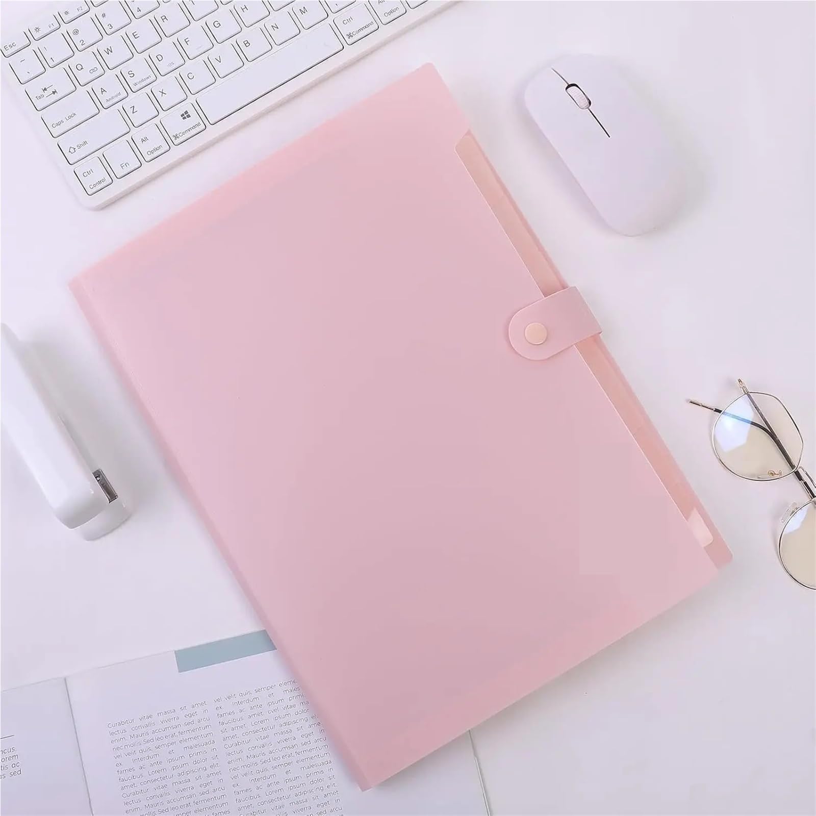 Organizador De Archivos Expandible Con 8 Bolsillos, Carpeta Acordeón Para Escritorio
