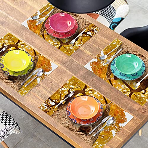 Set de table lavable pour protéger la table des rayures, motif corgi lot de 6 - 8