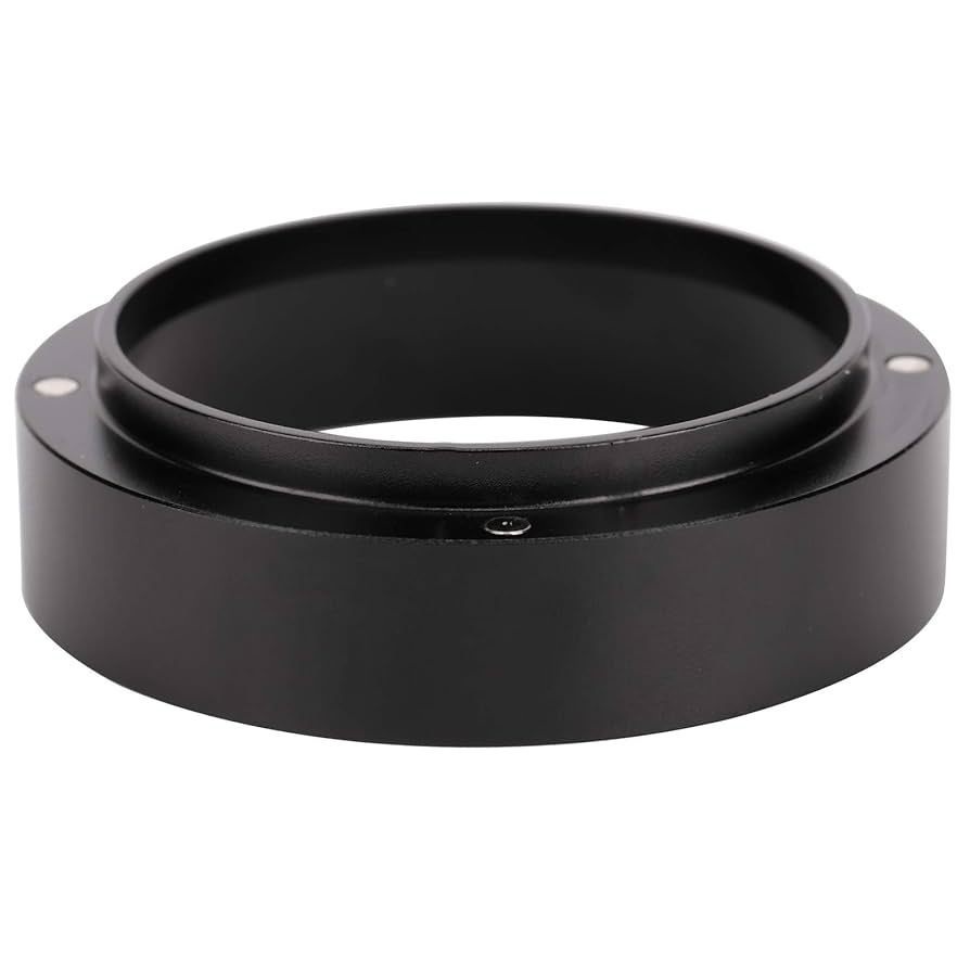 Dosing Funnel Coffee Dosing Ring Coffee Accessory 58mm Dosing Funnel Anti Flying Powder Stainless Steel Dosing Rings For Household Coffee Shop