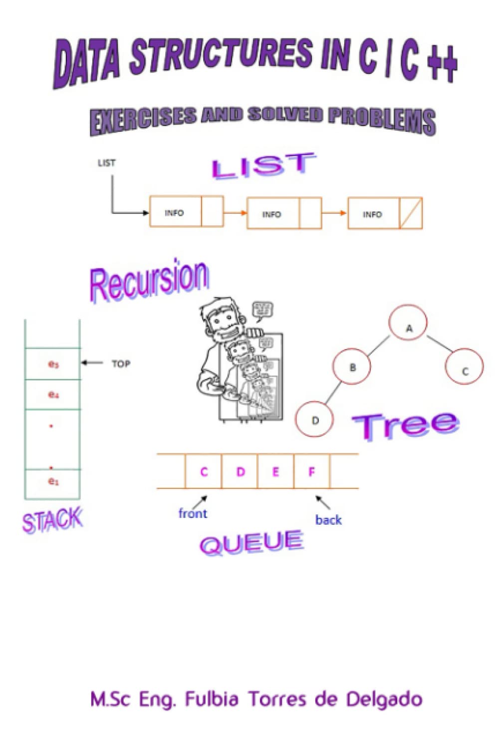 DATA STRUCTURES IN C / C ++: Exercises and Solved Problems