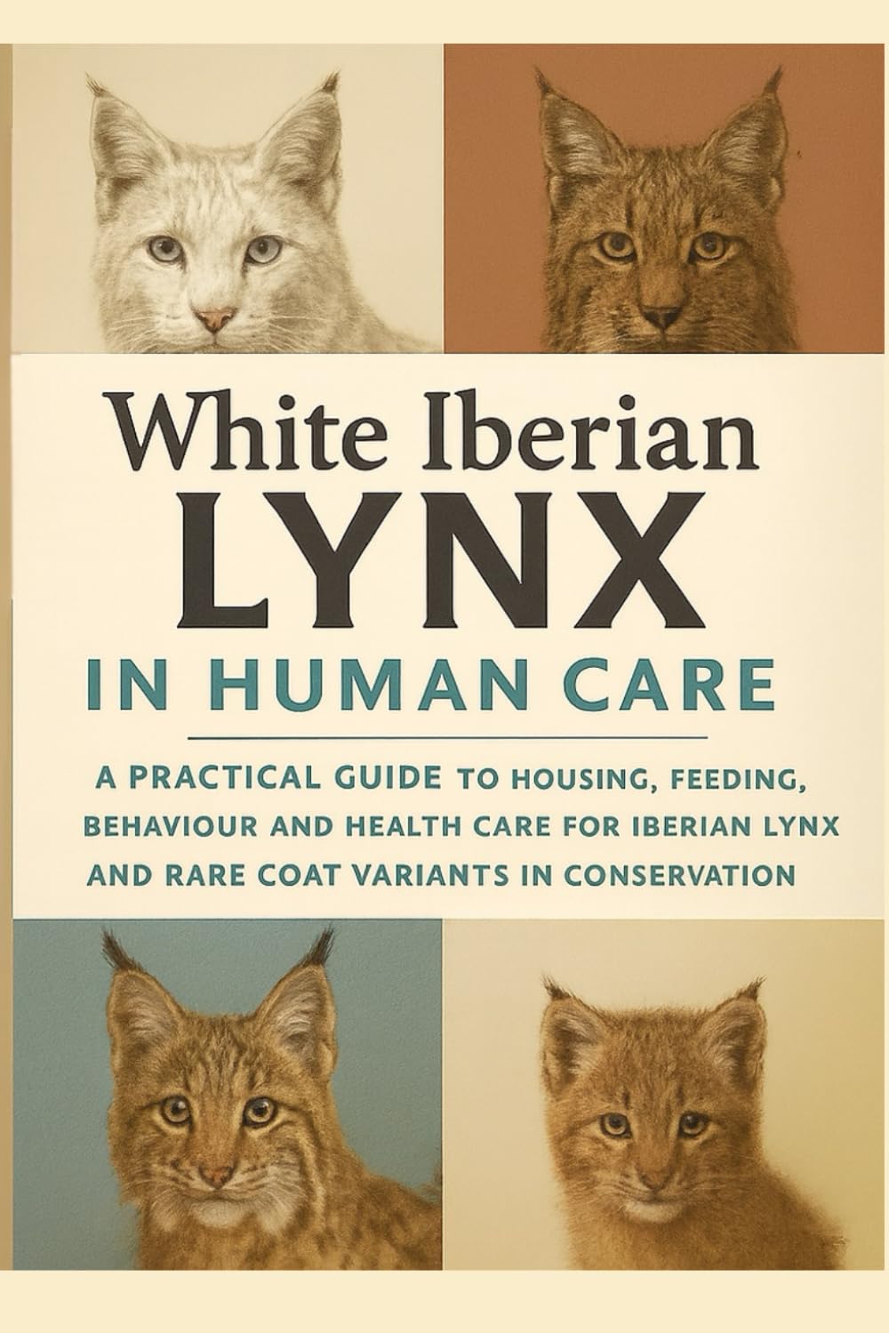 White Iberian Lynx in Human Care: A Practical Guide to Housing, Feeding, Behaviour and Health Care for Iberian Lynx and Rare Coat Variants in Conservation Centres and Sanctuaries