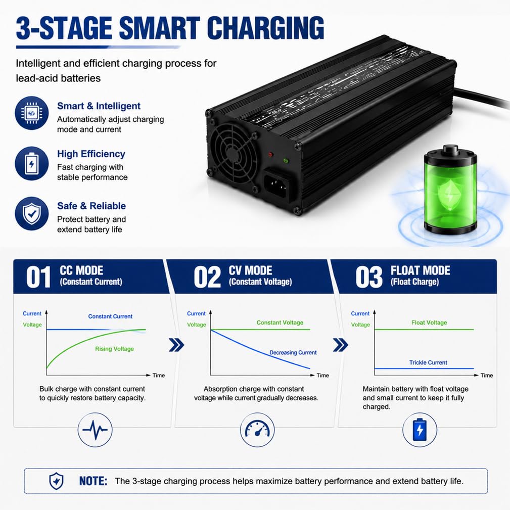 Chargeur De Batterie 600 W pour Chariot Élévateur