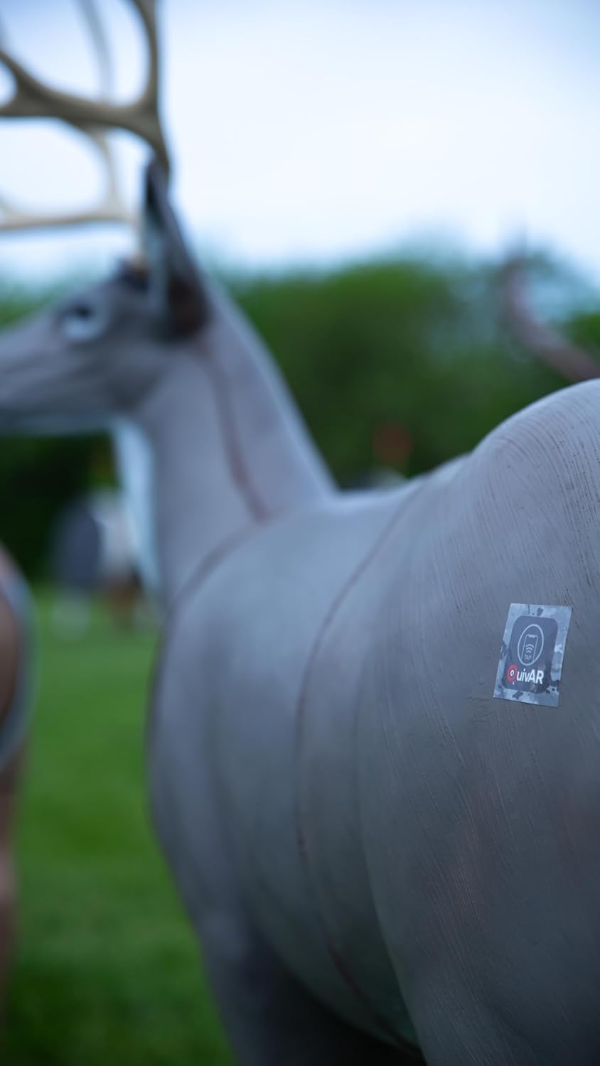 BIGshot Real Wild QuivAR Enabled Mule Deer with EZ Pull Foam Archery Target