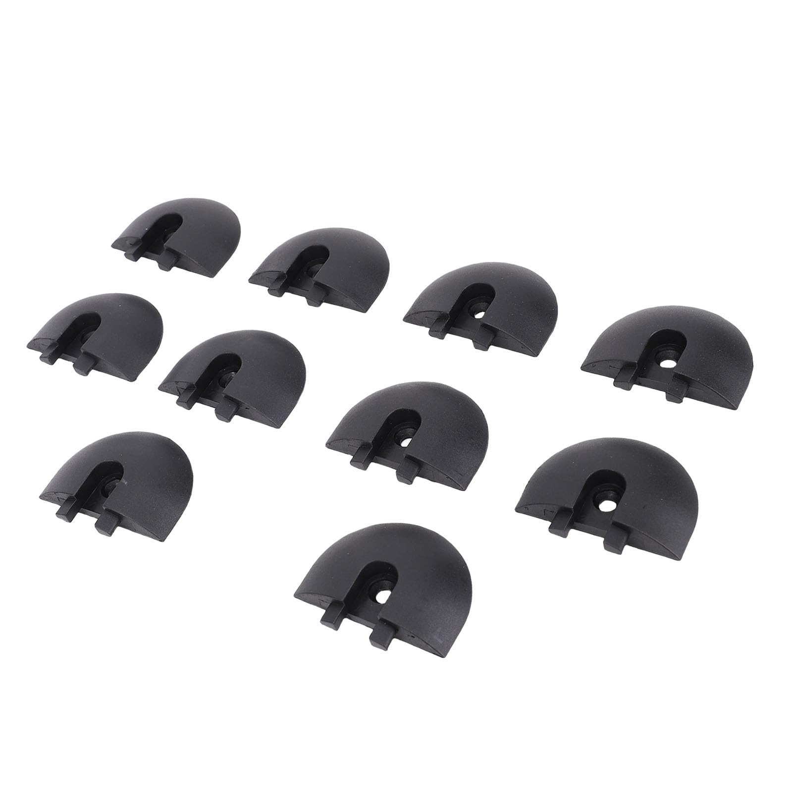 Cocoarm 10 Embouts Coudés en L pour Prévention des Débris, Matériau Durable, Installation Facile, Transition en Douceur. Embouts d'extrémité Coudés pour Rail en L, de Rail en, Arrimage de en