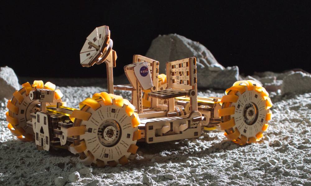 ROKR Puzzle 3D in Legno Navetta Spaziale Kit di Modellismo per Adulti Idea Regalo per Uomin Space Shuttle LKA02 - Giochi e Prodotti per l'Età Evolutiva