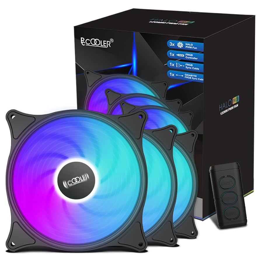 Amazon.com: PCCOOLER 120mm RGB Case Fan with Hydraulic