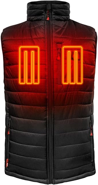 ActionHeat 5V Mens Insulated Puffer Battery Heated Vest