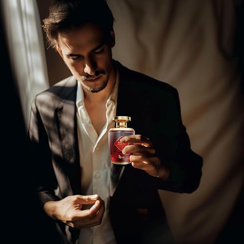 Miniatura 8 de AHUJA Rouge Fusion Eau De Parfum Unisex (3.4 fl oz)  Colonia de larga duración para hombres y mujeres  Notas de cítricos, vainilla, rosa, pino y