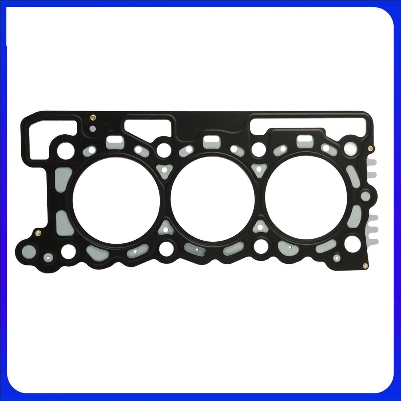 Juntas de enfriador de aceite Juego de juntas de culata para motor 3.0 T 306DT, compatible con Land Rover Range Rover L405 L320 L494 05-22 3.0T LR013066(4-tooth gasket)