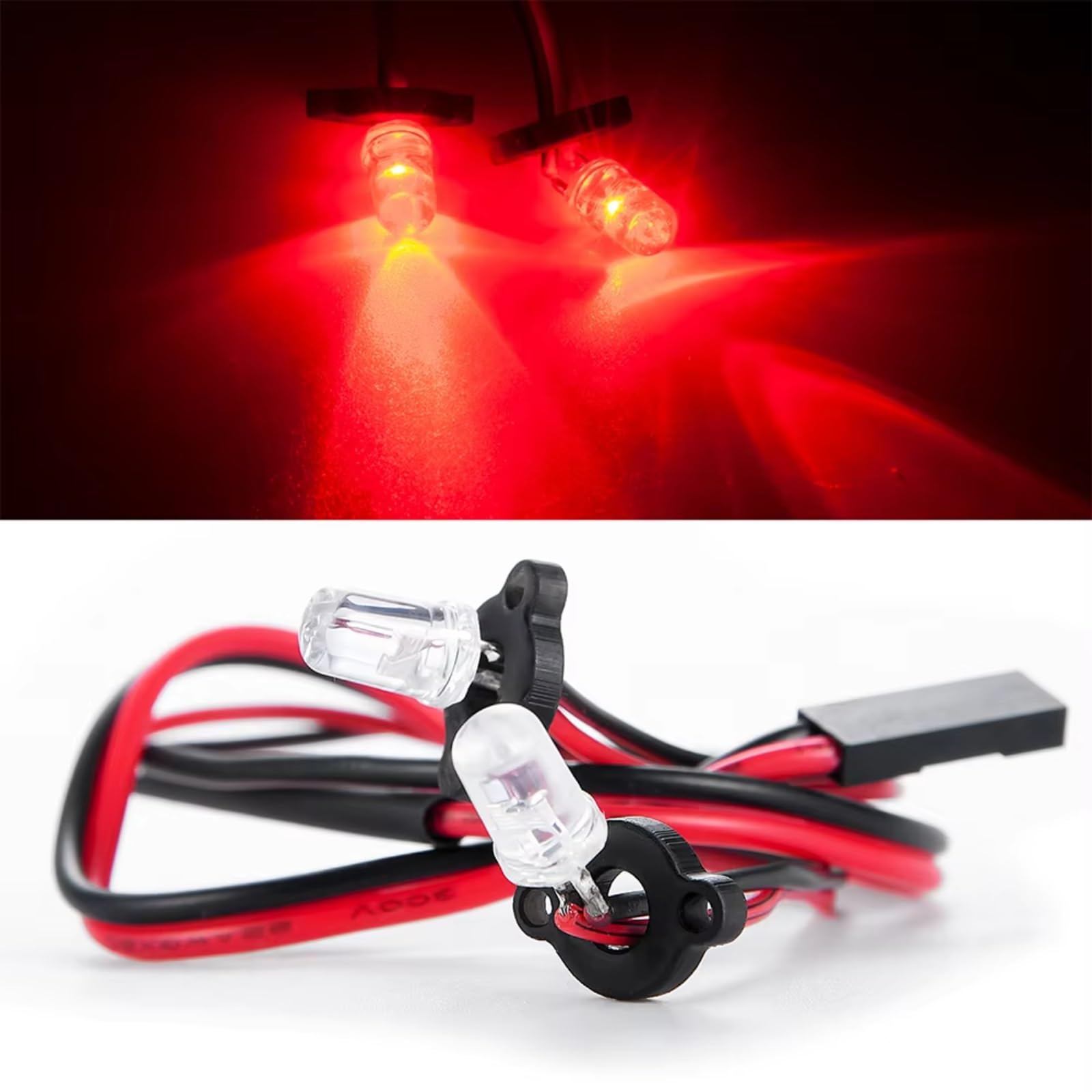 Luce Auto Rc Per Vanquish Products Vs4-10 Per Phoenix Vps09007 1/10 Fanale Posteriore Faretto Luce Rossa Parti Aggiornamento Auto RC