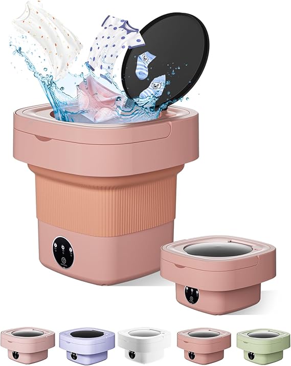 Portable Washing Machine, 9L Mini Laundry Washer with 3