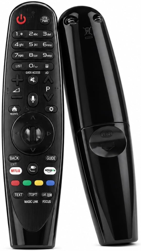 Magic Remote AN-MR650A, AKB75075301 for 2017 LG Smart TV with Voice Control, Mouse Function, Direct Buttons for Netflix & Amazon Video