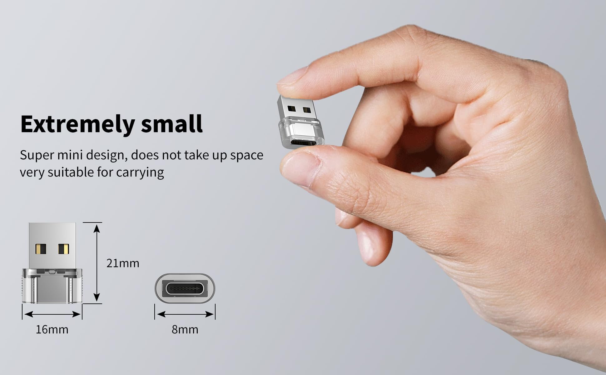 USB C auf USB A Adapter, 12er-Pack, USB A auf C Adapter Lade- und Datenkonverter kompatibel mit Apple Watch/Ultra iWatch/iPhone 16/15 Pro Max Plus/Airpods/iPad 9 10 Air 5 Mini 6/Auto/Galaxy