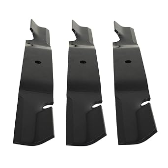 Grasshopper Set of 3 Mower 18" High-Lift Notch Lawn Mower Blades, GrassMax Blade, for All 52" FrontMount and MidMount Duramax Decks, OEM Yard Mowing Replacement Part 320239