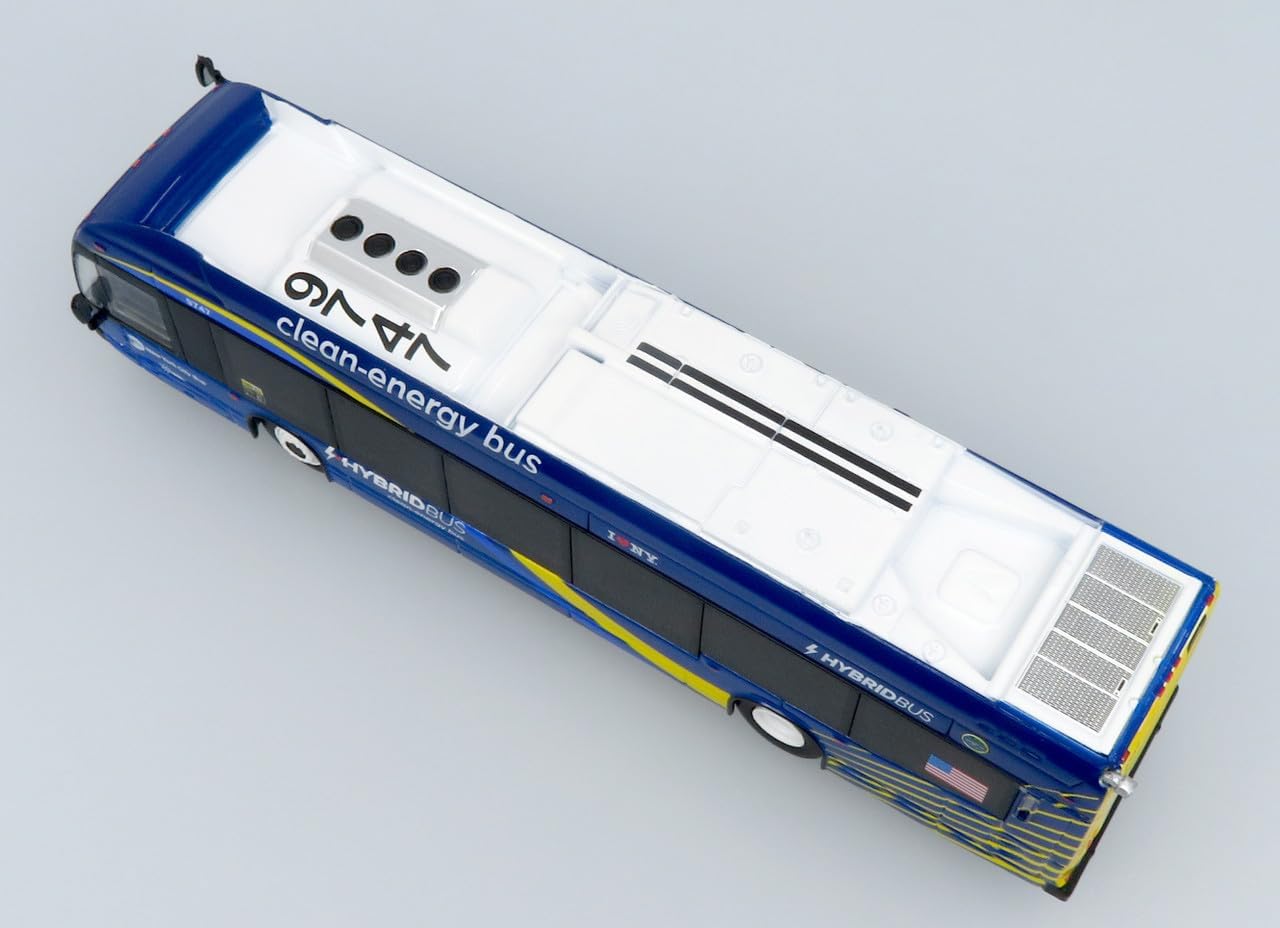 Nova LFSH Transit Bus-MTA NYC Transit Hybrid Dimensions 5" Long 1" Wide and 1" Tall. Iconic Replicas 1/87 Scale