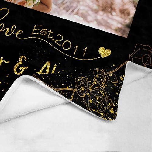 Miniatura 10 de Mantas personalizadas para papá, mantas personalizadas con fotos, texto, día del padre, collages de fotos, regalos para hombres, marido, abuelo,