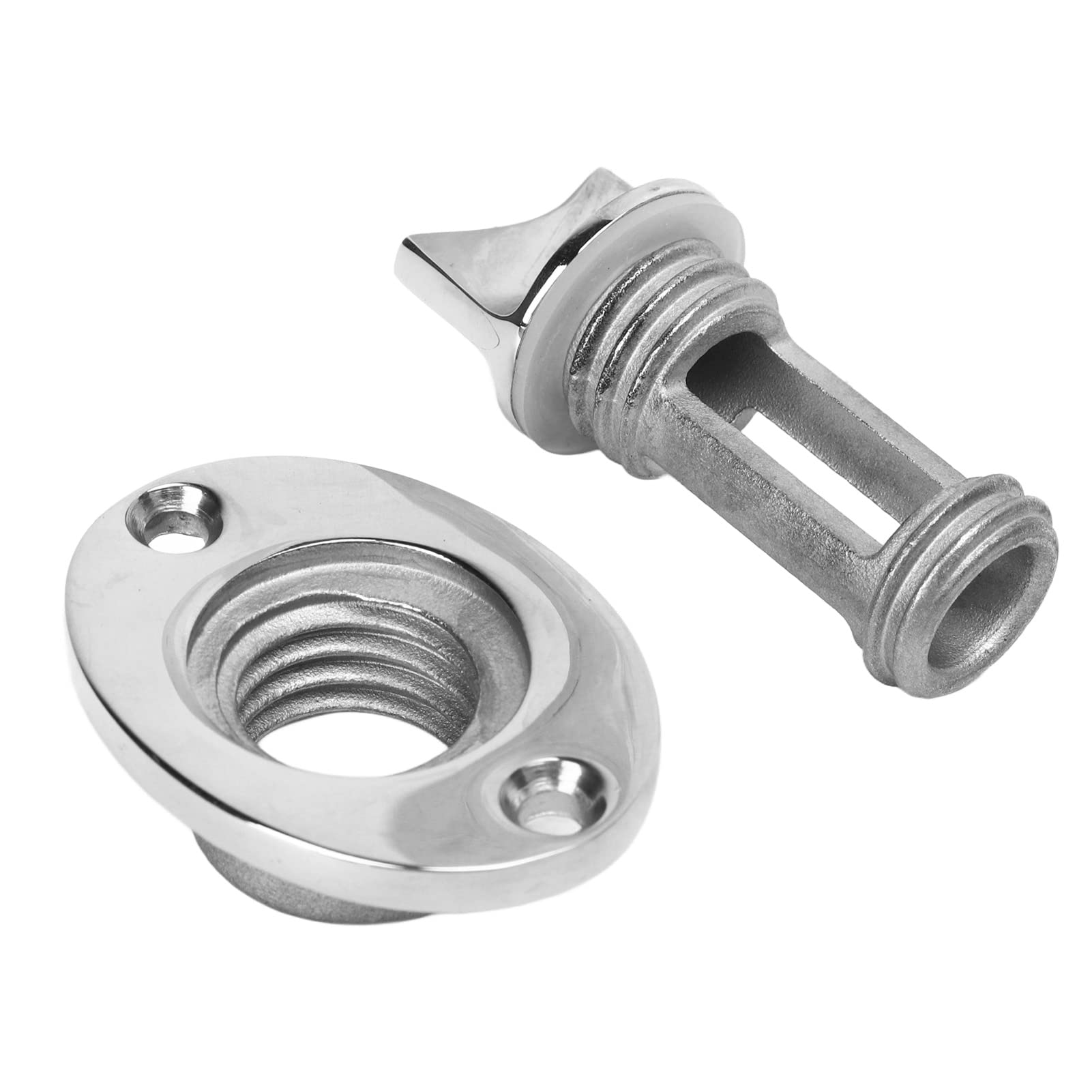 Tappo Di Scarico Per Barche In Acciaio Inox Con Valvola - 1 Pollice - 3
