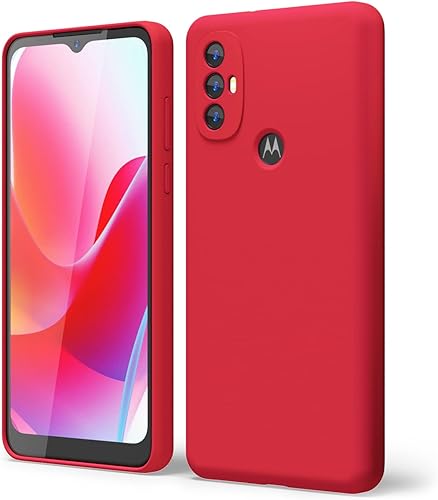 Oaxkco Motorola Moto G Power 2022 - Funda de silicona con protector de pantalla, para mujeres y niñas, bonita funda de teléfono con funda de cámara,