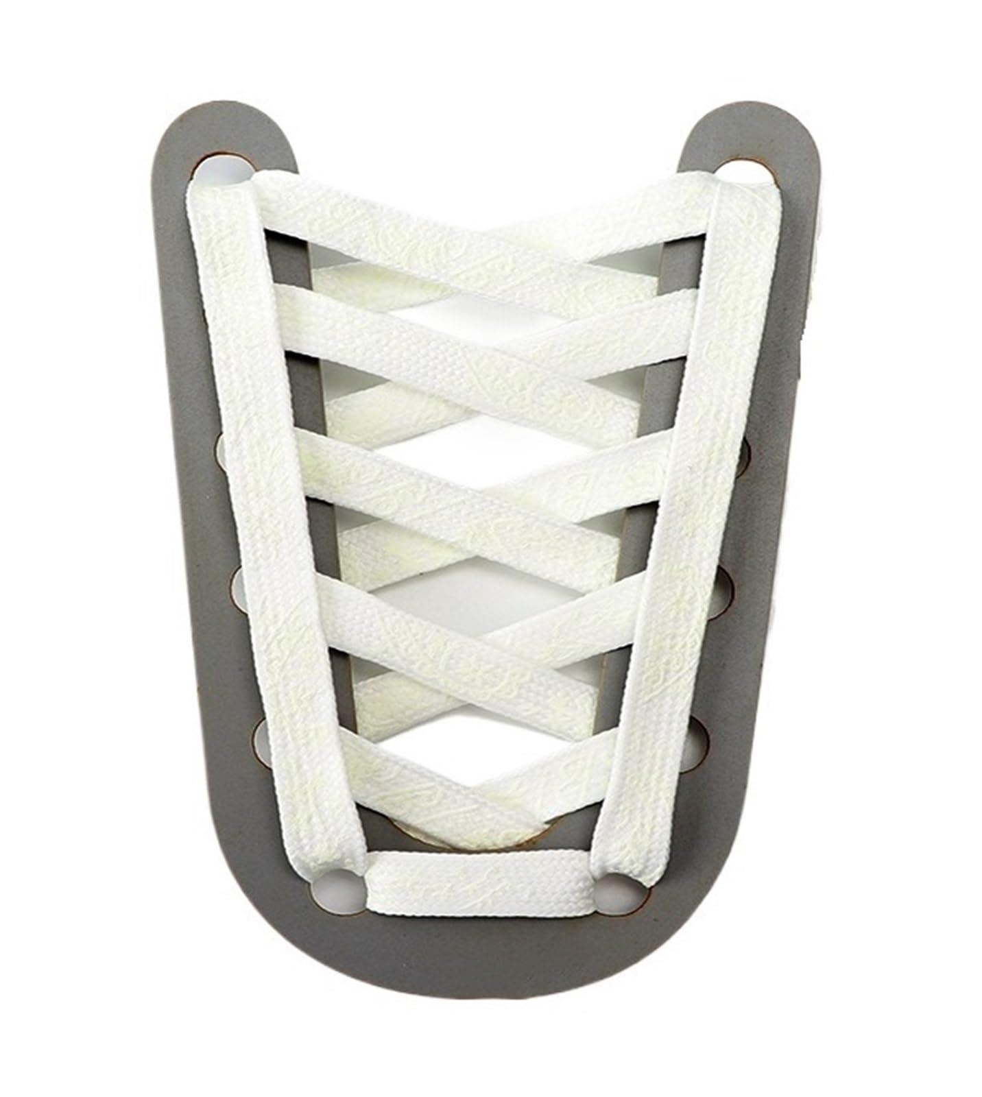 GPDNBIEU Shoelaces, Luminous For Shoes Flat Laces For Sneakers Glowing Fluorescent Shoestring Canvas Strings(White,120cm)