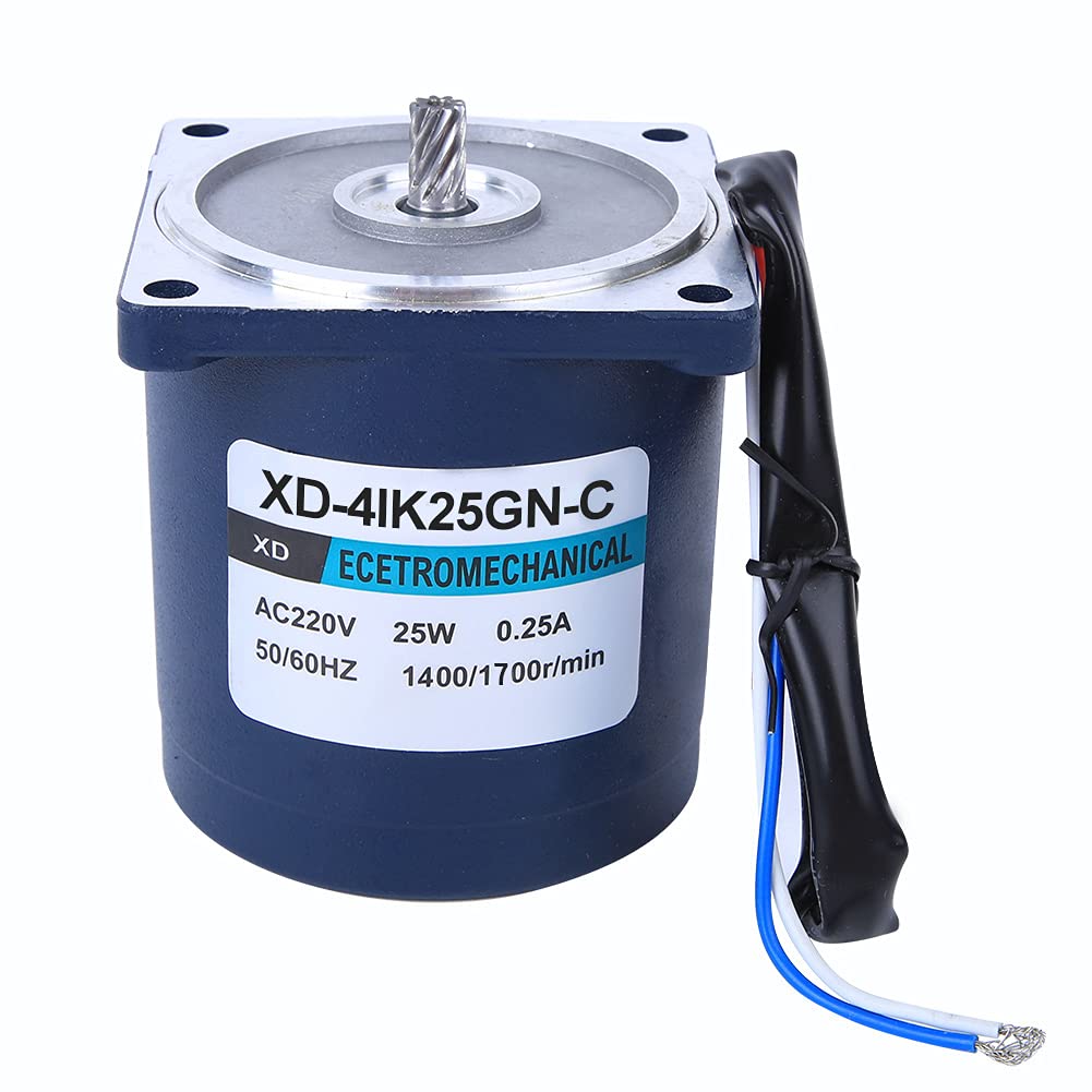 Silnik na Sprzęt AC 25 W z 50 -karatowym Pudełkiem z redukcją, Niskim Hałasem i Prądem, dla Inteligentnego Domu, Sprzętu Biurowego, Sprzętu do Automatyzacji Produkcji