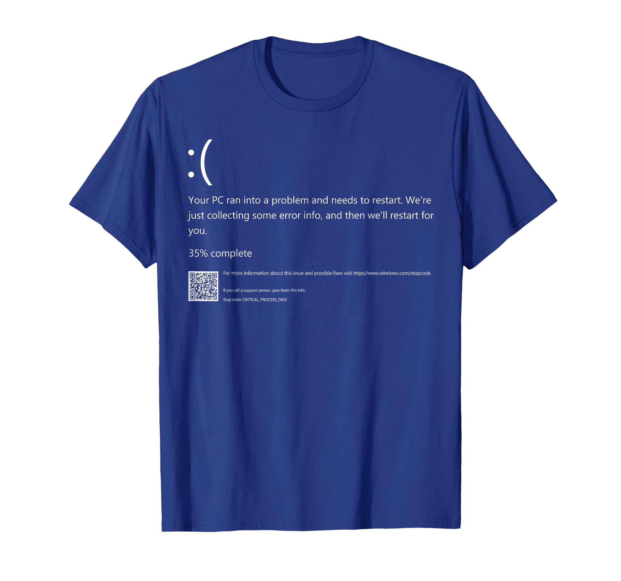 Blue Screen of Death T-Shirt